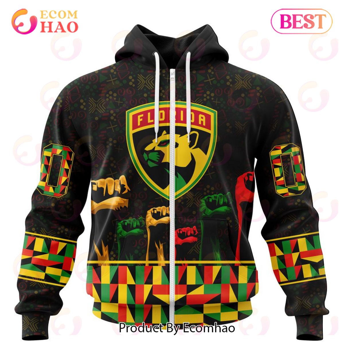 NHL Florida Panthers Special Design Celebrate Black History Month 3D Hoodie