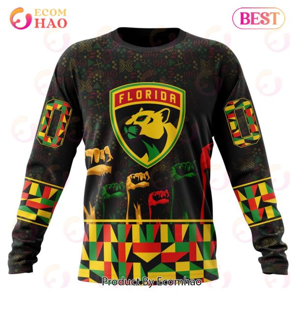 NHL Florida Panthers Special Design Celebrate Black History Month 3D Hoodie