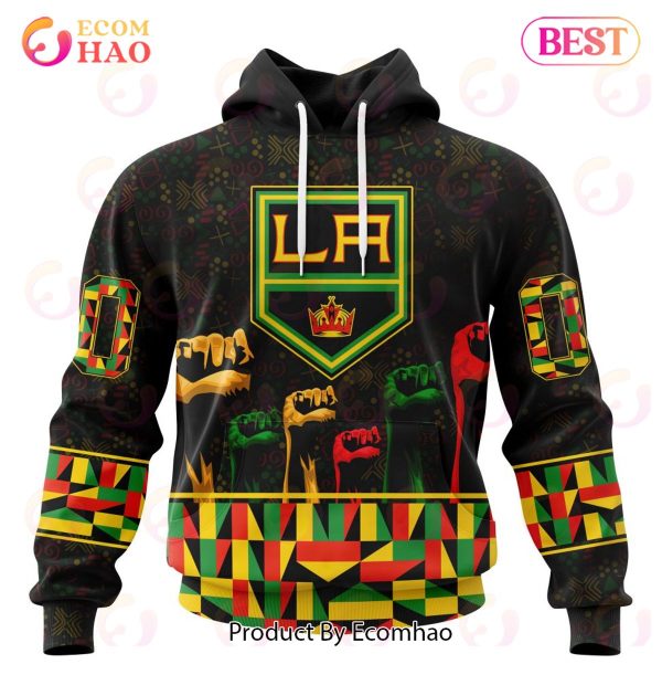 NHL Los Angeles Kings Special Design Celebrate Black History Month 3D Hoodie
