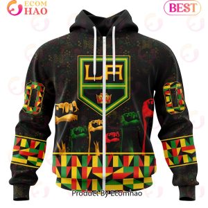 NHL Los Angeles Kings Special Design Celebrate Black History Month 3D Hoodie