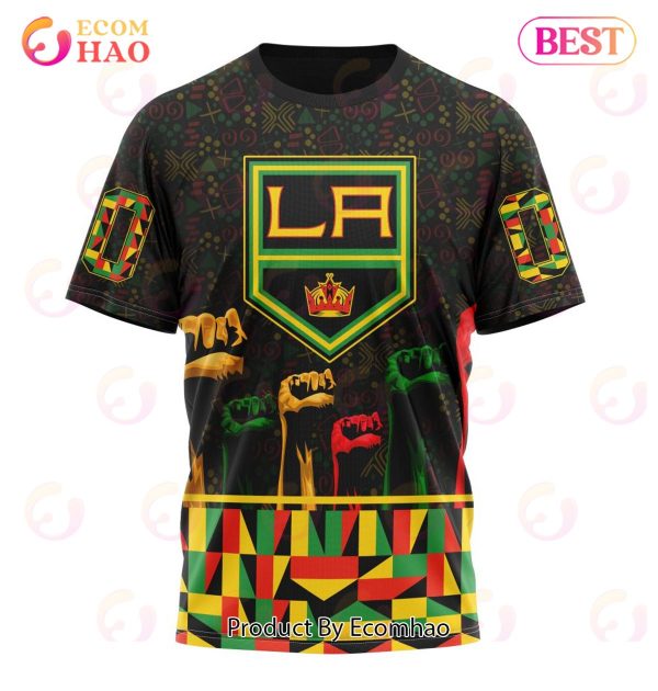 NHL Los Angeles Kings Special Design Celebrate Black History Month 3D Hoodie