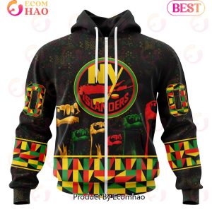 NHL New York Islanders Special Design Celebrate Black History Month 3D Hoodie