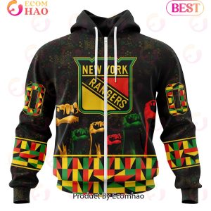 NHL New York Rangers Special Design Celebrate Black History Month 3D Hoodie