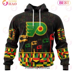 NHL Philadelphia Flyers Special Design Celebrate Black History Month 3D Hoodie