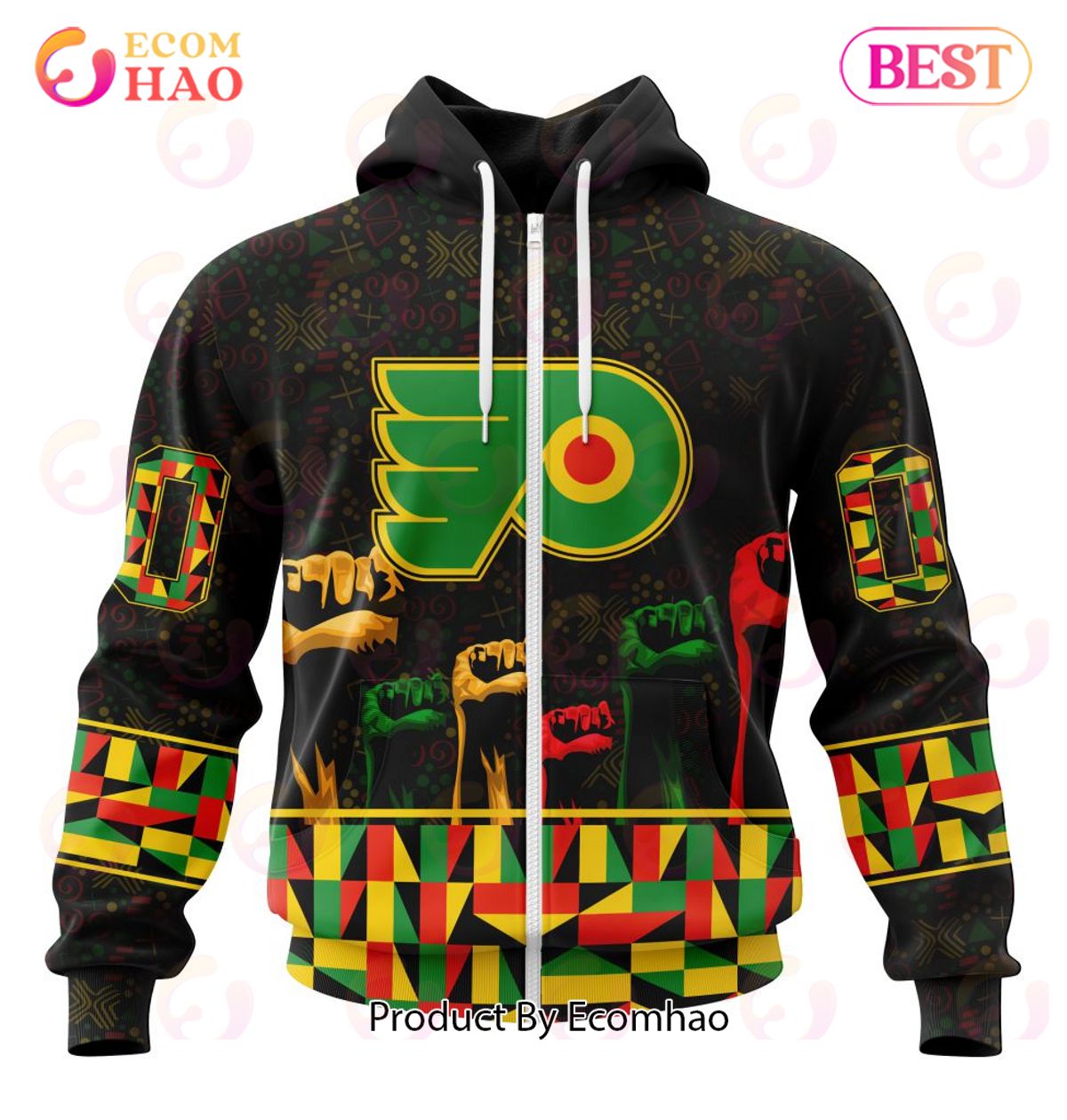 NHL Philadelphia Flyers Special Design Celebrate Black History Month 3D Hoodie