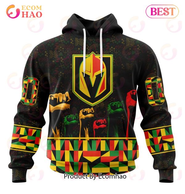 NHL Vegas Golden Knights Special Design Celebrate Black History Month 3D Hoodie