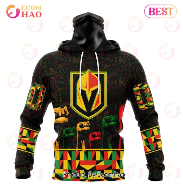 NHL Vegas Golden Knights Special Design Celebrate Black History Month 3D Hoodie