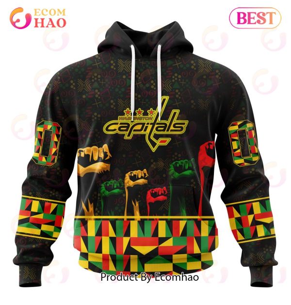 NHL Washington Capitals Special Design Celebrate Black History Month 3D Hoodie