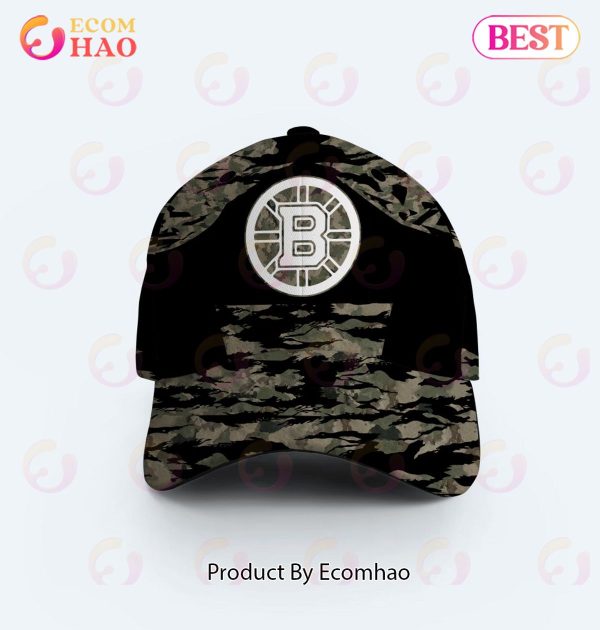 NHL Boston Bruins Camo Concepts Cap