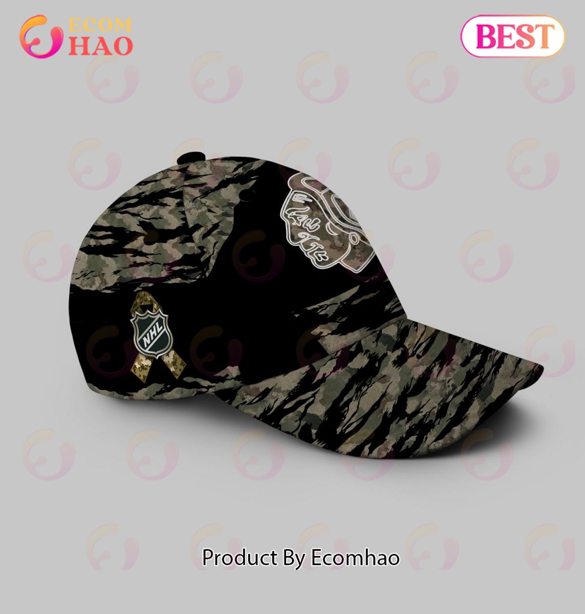 NHL Chicago BlackHawks Camo Concepts Cap