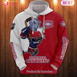 Hoodie 3D Cartoon Graphic Montreal Canadiens For Men & Women