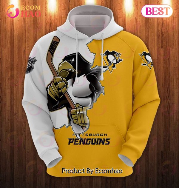 Hoodie 3D Cartoon Graphic Pittsburgh Penguins For Men & Women