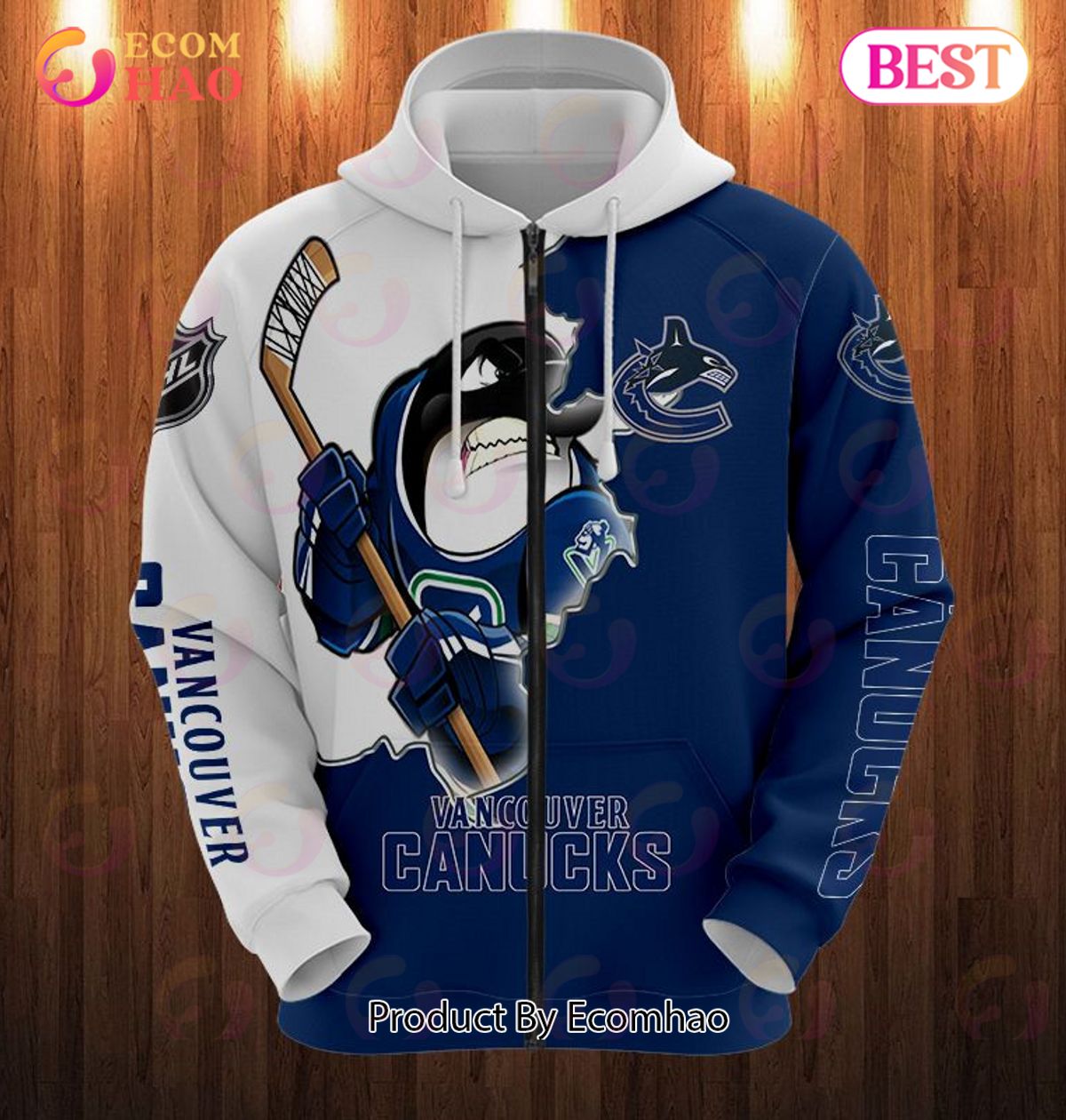 Hoodie 3D Cartoon Graphic Toronto Maple Leafs For Men & Women