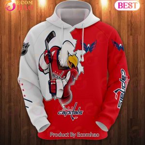Hoodie 3D Cartoon Graphic Washington Capitals For Men & Women