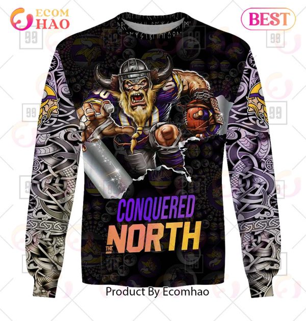 Personalized NFL Minnesota Vikings 3 3D Hoodie