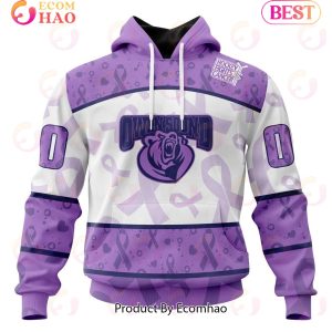 OHL Owen Sound Attack Special Lavender Fight Cancer 3D Hoodie