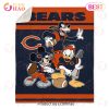 NFL Carolina Panthers Disney Mickey Mouse Quilt, Fleece Blanket, Sherpa Fleece Blanket