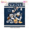 NFL Cleveland Browns Disney Mickey Mouse Quilt, Fleece Blanket, Sherpa Fleece Blanket