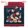 NFL Green Bay Packers Disney Mickey Mouse Quilt, Fleece Blanket, Sherpa Fleece Blanket