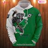 Hoodie 3D Cartoon Graphic Columbus Blue Jackets For Men & Women