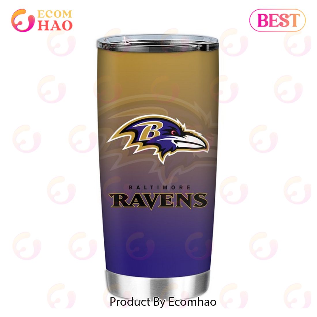 NFL Baltimore Ravens Tumbler Gifts For Fans