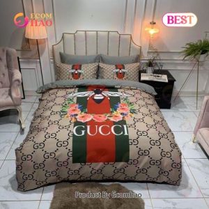 GC Bee Flower Luxury Brand High End Bedding Set Home Decor