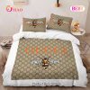 GC Bee Flower Luxury Brand High End Bedding Set Home Decor