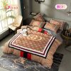 GC Blue Luxury Brand High End Bedding Set Home Decor