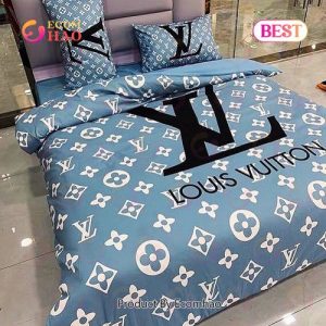 Louis Vuitton Bedding Original Blue Tone