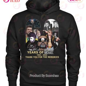 60 Years Of George Michael 1963 – 2023 Thank You For The Memories T-Shirt