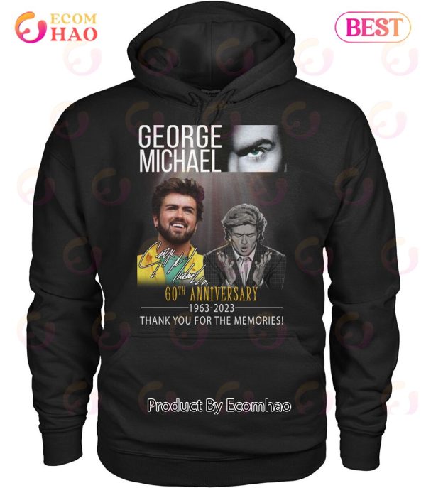 George Michael 60th Anniversary 1963 – 20223 Thank You For The Memories T-Shirt