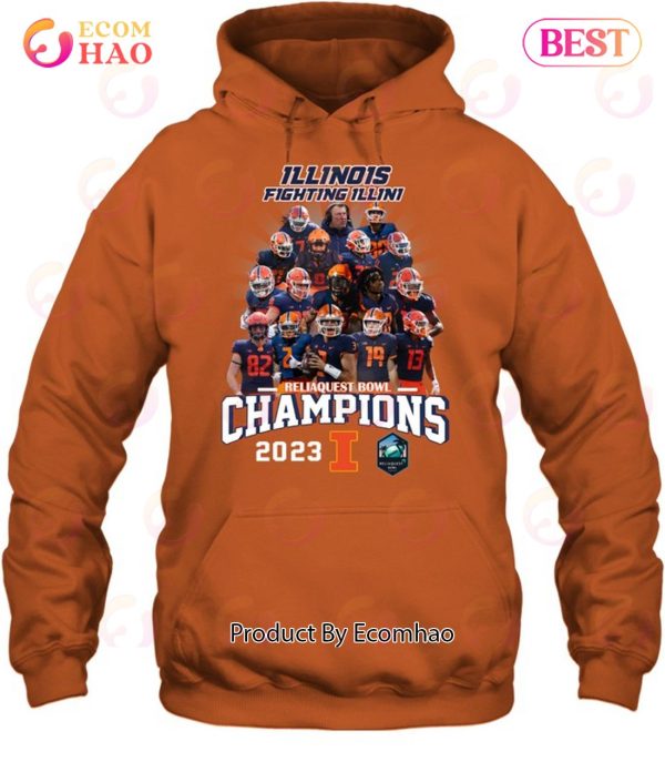 Illinois Reliaquest Bowl Champions Unisex T-Shirt