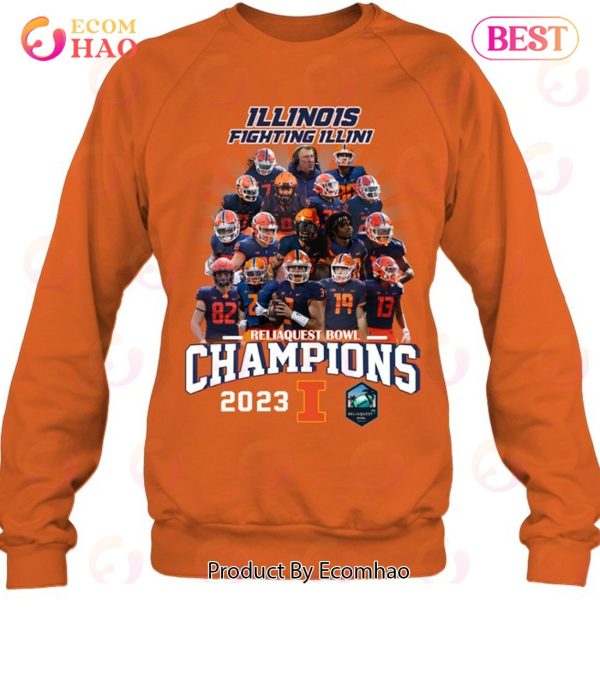 Illinois Reliaquest Bowl Champions Unisex T-Shirt