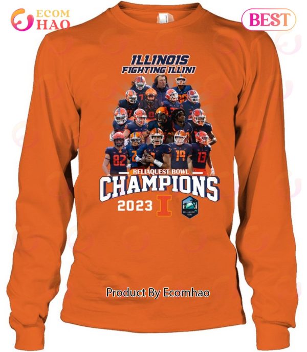 Illinois Reliaquest Bowl Champions Unisex T-Shirt