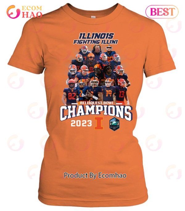 Illinois Reliaquest Bowl Champions Unisex T-Shirt