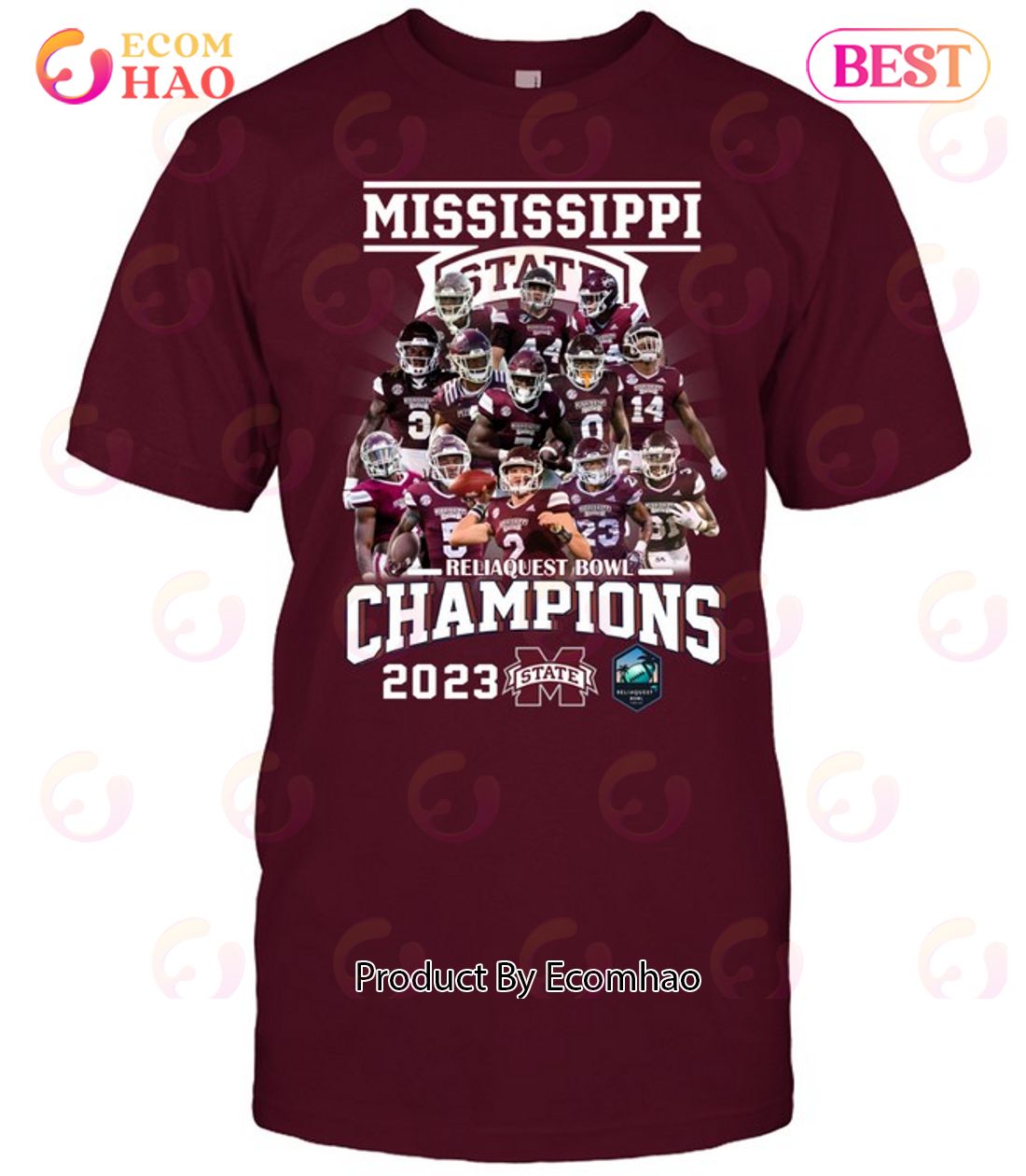 Ms State Reliaquest Bowl Champions Unisex T-Shirt