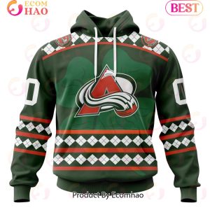 NHL Colorado Avalanche Specialized Unisex Kits Hockey Celebrate St Patrick’s Day 3D Hoodie