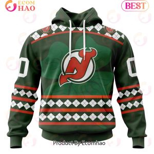 NHL New Jersey Devils Specialized Unisex Kits Hockey Celebrate St Patrick’s Day 3D Hoodie