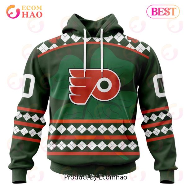 NHL Philadelphia Flyers Specialized Unisex Kits Hockey Celebrate St Patrick’s Day 3D Hoodie