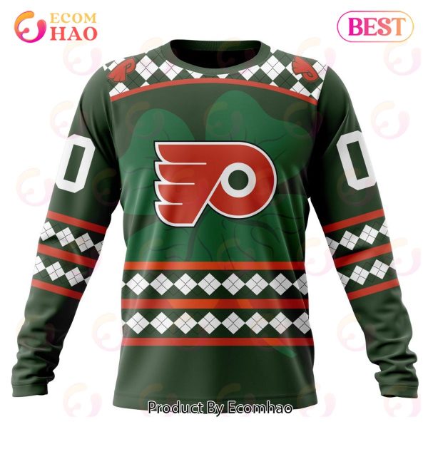NHL Philadelphia Flyers Specialized Unisex Kits Hockey Celebrate St Patrick’s Day 3D Hoodie