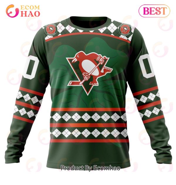 NHL Pittsburgh Penguins Specialized Unisex Kits Hockey Celebrate St Patrick’s Day 3D Hoodie
