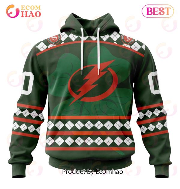 NHL Tampa Bay Lightning Specialized Unisex Kits Hockey Celebrate St Patrick’s Day 3D Hoodie