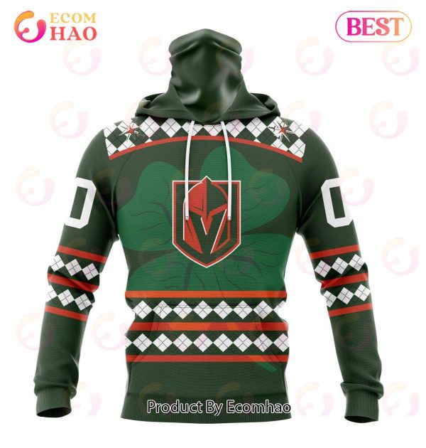 NHL Vegas Golden Knights Specialized Unisex Kits Hockey Celebrate St Patrick’s Day 3D Hoodie