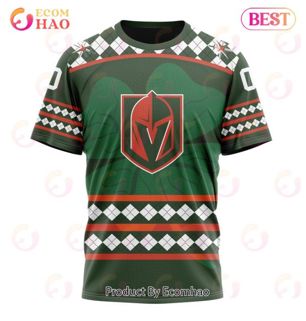 NHL Vegas Golden Knights Specialized Unisex Kits Hockey Celebrate St Patrick’s Day 3D Hoodie