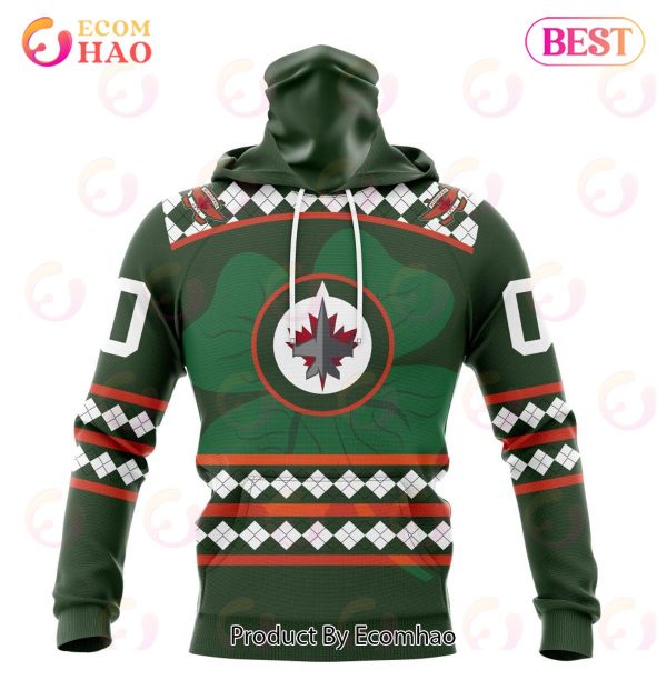 NHL Winnipeg Jets Specialized Unisex Kits Hockey Celebrate St Patrick’s Day 3D Hoodie