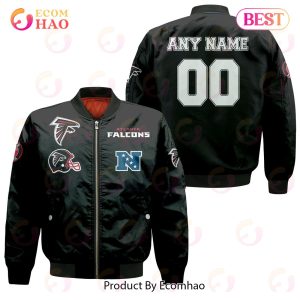 NFL Atlanta Falcons Custom Your Name & Number Bomber Jacket