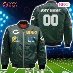 NFL Green Bay Packers Custom Your Name & Number Bomber Jacket