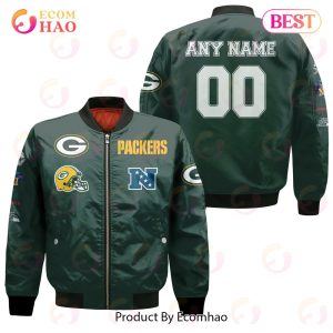 NFL Green Bay Packers Custom Your Name & Number Bomber Jacket
