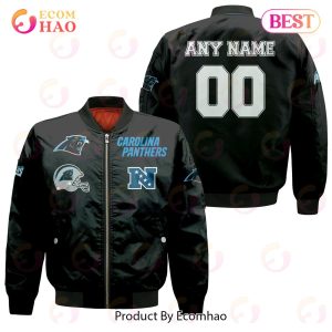 NFL Carolina Panthers Custom Your Name & Number Bomber Jacket