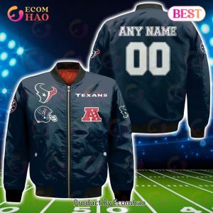 NFL Houston Texans Custom Your Name & Number Bomber Jacket
